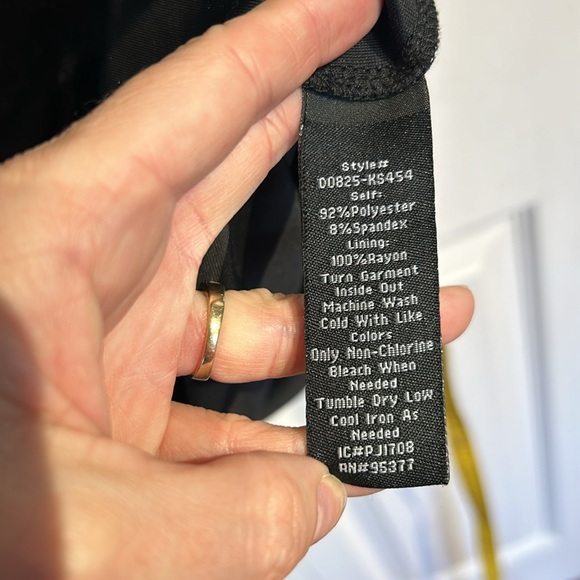 Sanctuary Black Spaghetti Strap Midi Cocktail Dress - Picture 8 of 10